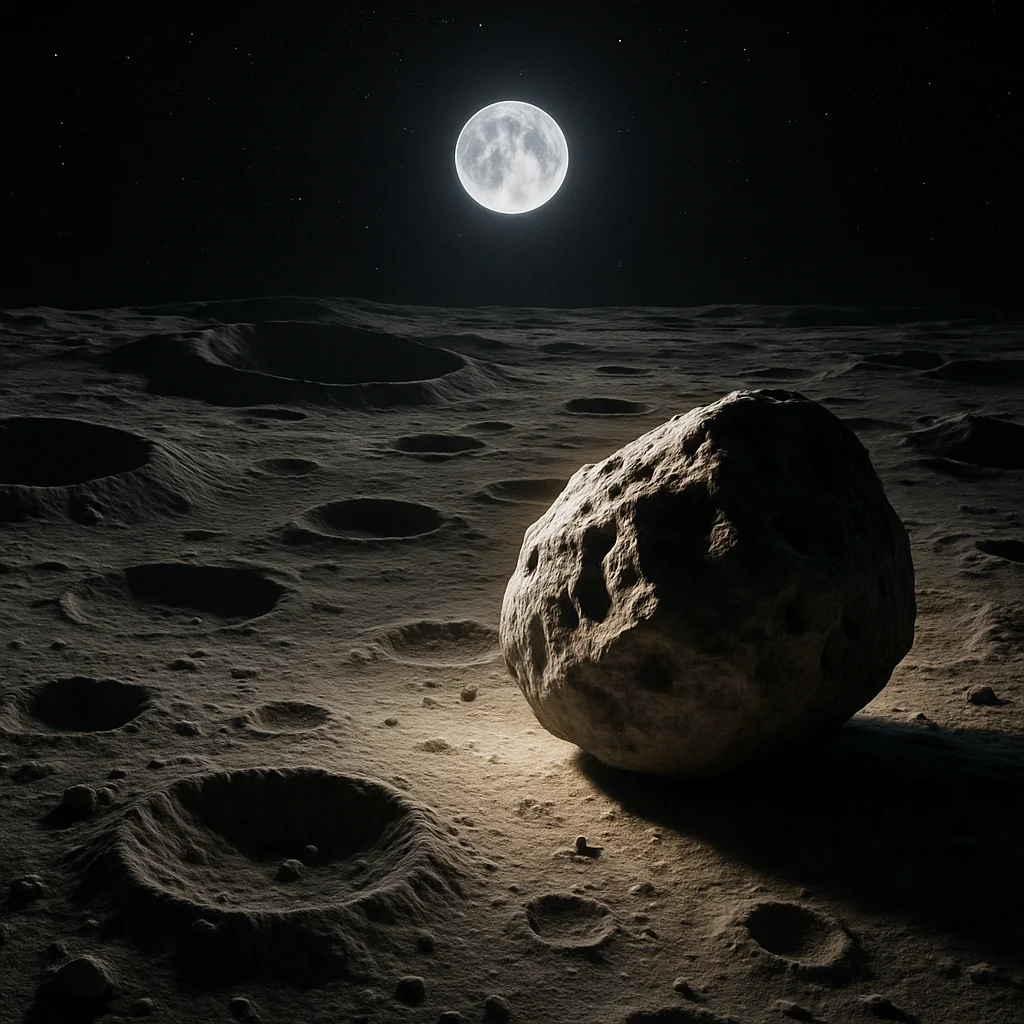 A Meteorite From the Moon Illuminates Ancient Asteroid Cataclysms Across the Solar System