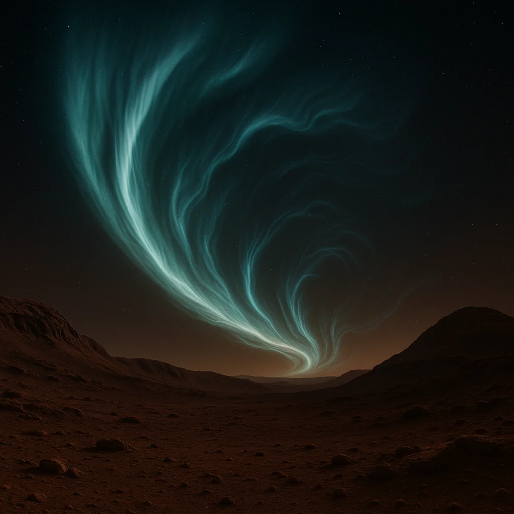 A Magnetospheric Mystery Emerges in Martian Skies: MAVEN Unveils the Zwan-Wolf Effect in the Red Planet’s Atmosphere
